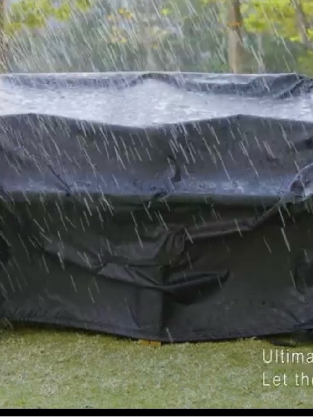 A set of 2 heavy-duty covers for furniture or grills, brand new.